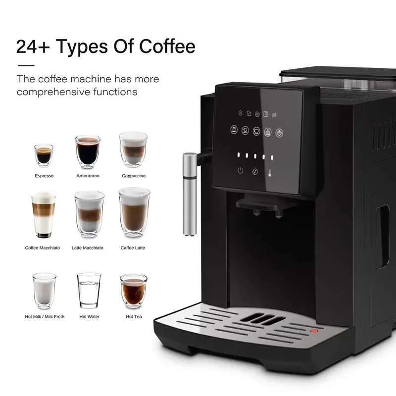 for Espresso Coffee Machine Portable Automatic Electric Maker Home Commercial Use Business Office Barista Brewing Device