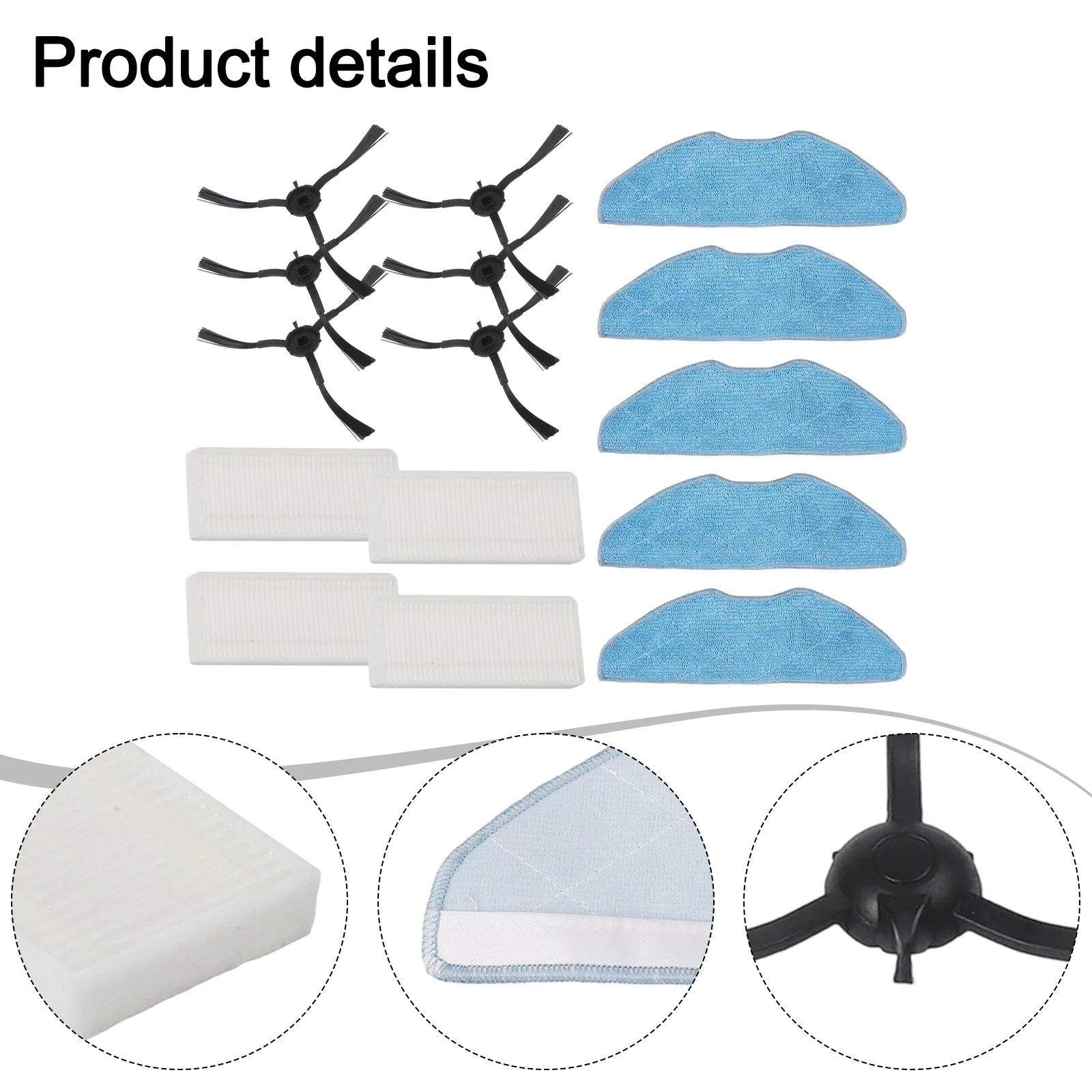 Indoor Cleaning As Shown Vacuum Cleaner Parts Vacuum Cleaner Filters Complete Maintenance Kit Easy Installation Components