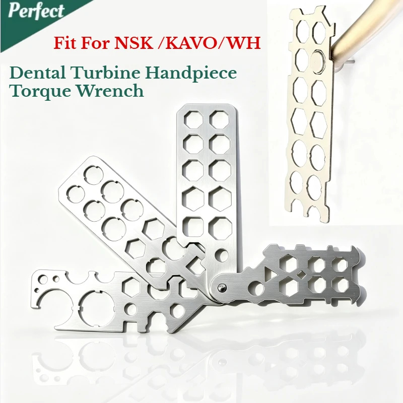 Dental Turbine Handpiece Torque Wrench for NSK KAVO WHImplant Motor Cartridge Rotor Shaft Spindle Back Cover Repair Removal Tool