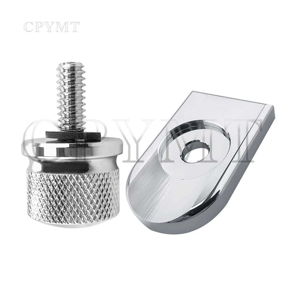 Motorcycle Rear Fender Seat Bolt Screw Tab Kit Mount Knob Cover fit For Harley Dyna Sportster XL Touring FLHR Softail