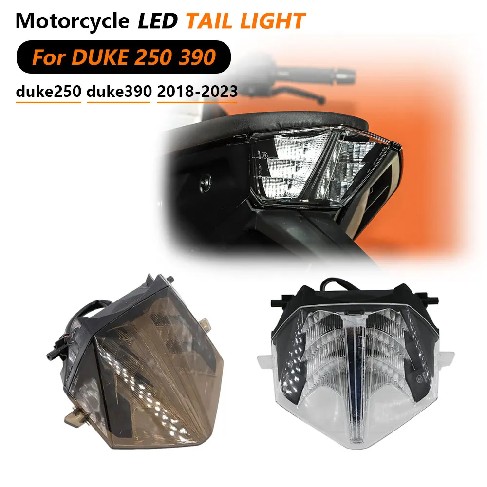 Motorcycle Rear Tail Light Integrated Led Taillight Assembly Part For DUKE 250 390 Duke250 Duke390 2017-2023 2018 Accessories