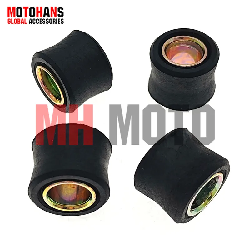 4PCS/SET M12 25*21*12MM MOTORCYCLE PARTS SCOOTER REAR SHOCK ABSORBER BUSHING RUBBER SLEEVE WHEEL DAMPER BUSH BUSHING