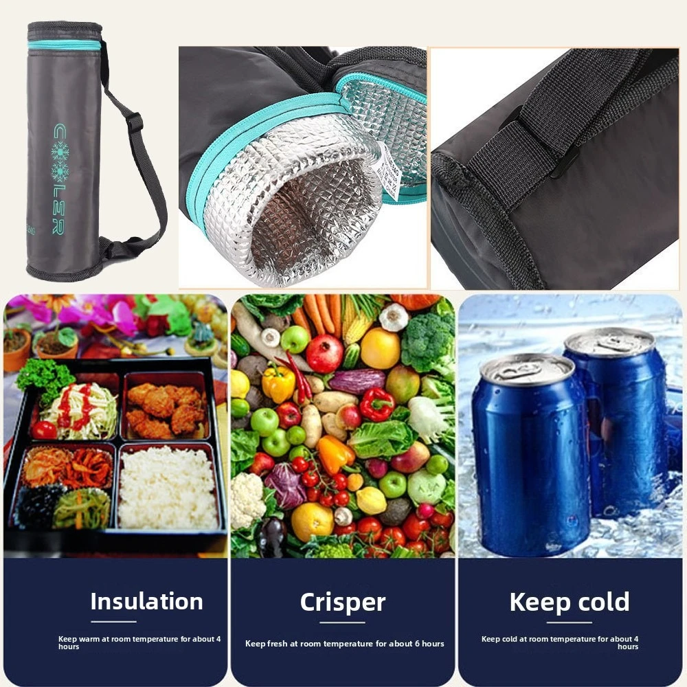 D5 Portable Thermos Bag Bottle Holder Water Bottle Bag Waterproof Outdoor Sports Travel Insulated Water Bottle Heater Cooler Bag