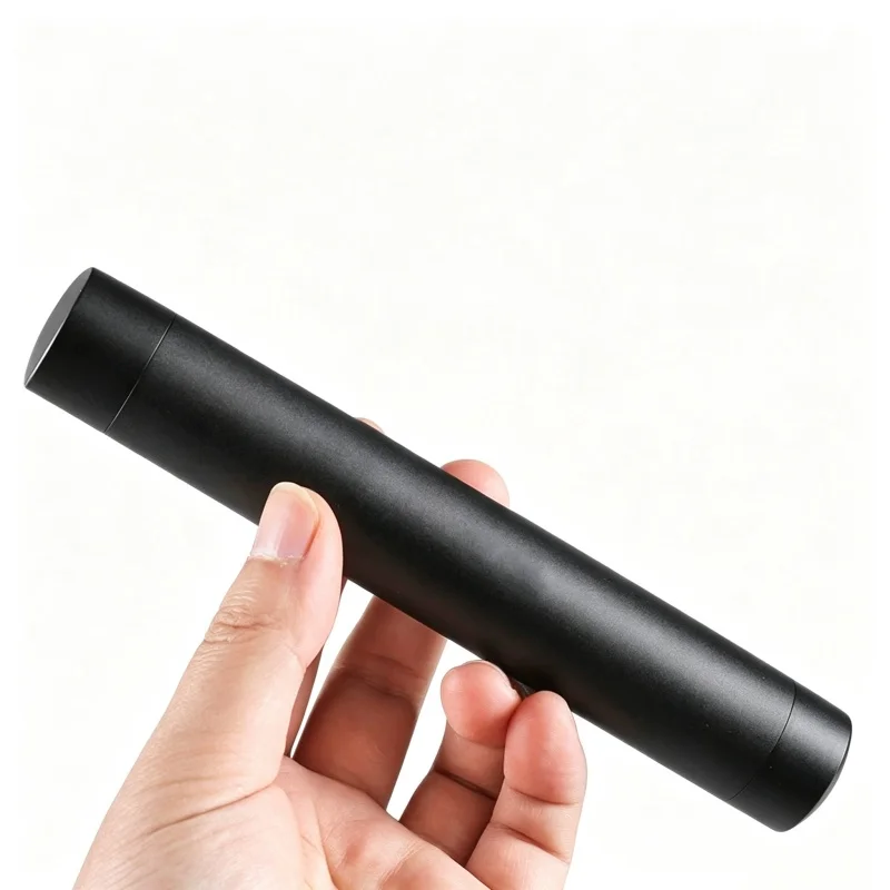 Aluminum Cigar Travel Case, Single Cigar Holder with Humidity Control, Portable Tube for Cigar Lovers, Gift for Men