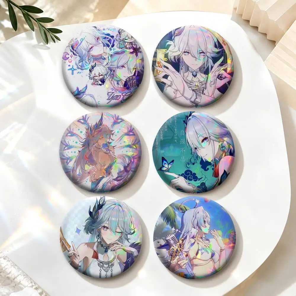 RPG Game Yao-guang Honkai Star Rail  Badges Creative Tinplate Button PinsBrooch Badge Clothes Backpack