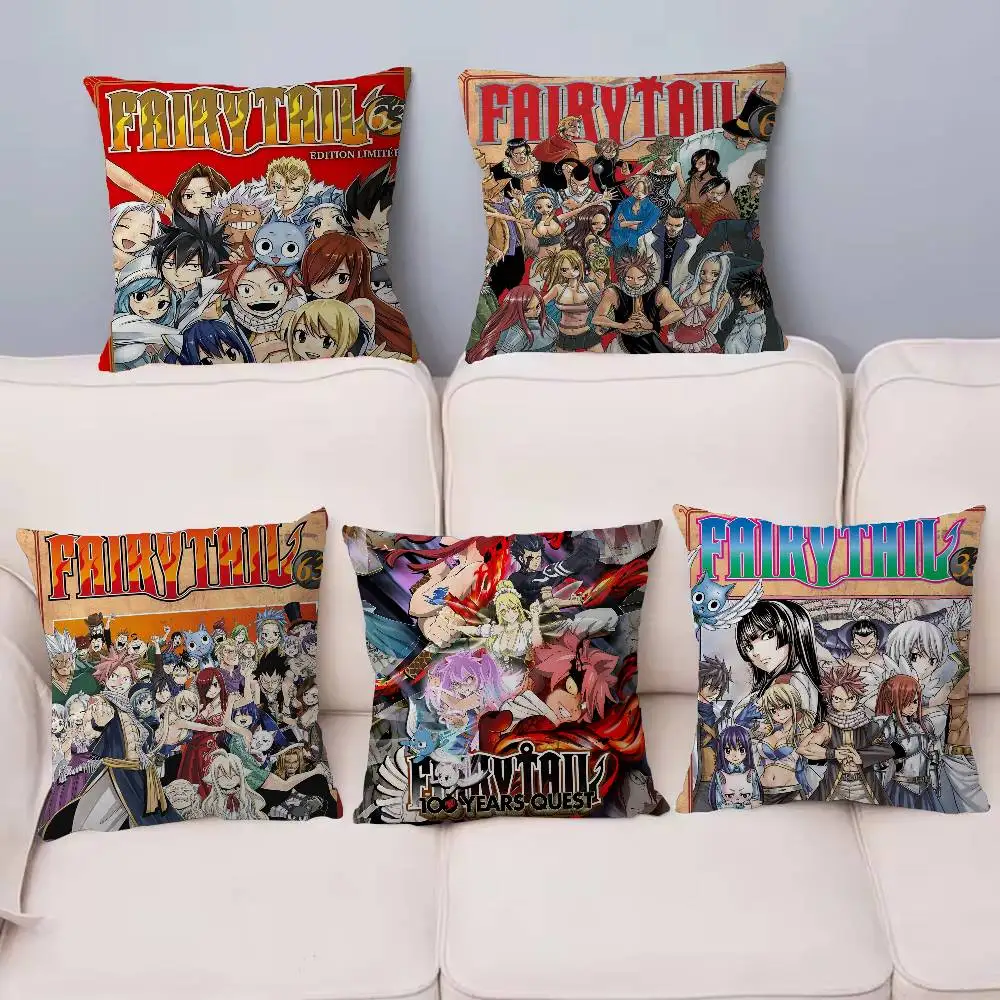 Anime Fairy Tail Lucky Dragon Pillow Cover Sofa Cushion Cover Home Room Decoration Children Gift