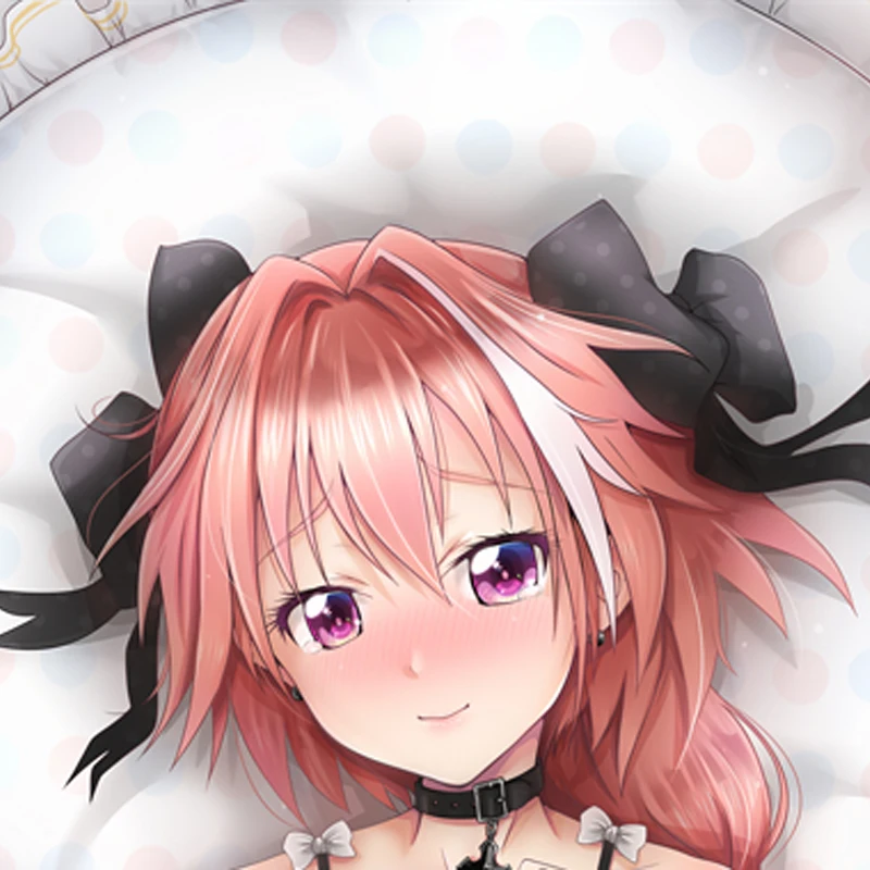 New Pattern Dakimakura Anime Astolfo Double-sided Print Life-size Body Pillow Cover Bedding Gifts