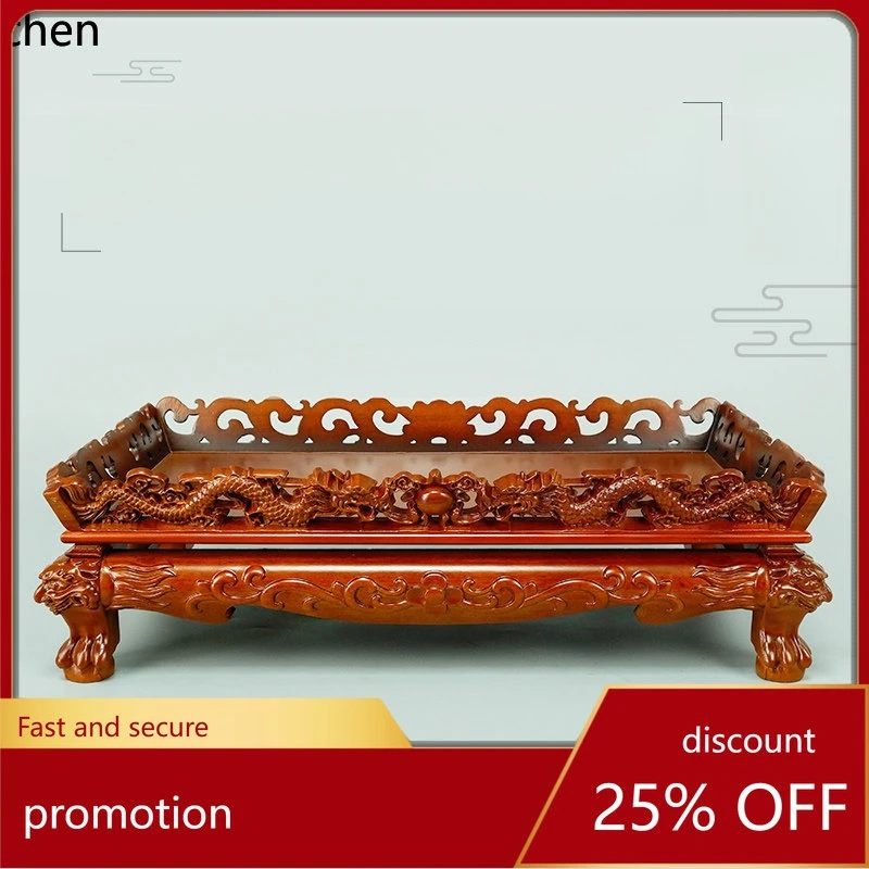 Cz solid wood tray ring fixed true fragrance tray temple offering buddha plate ceremony ten offerings complete set of trays