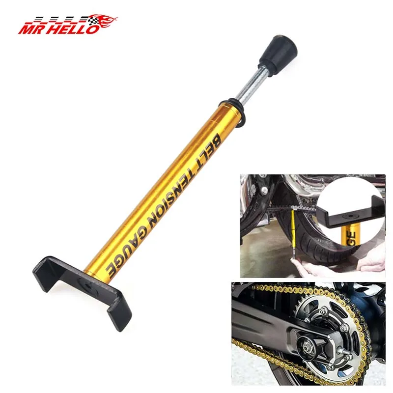 Adjustable 10 Lb Belt Tension Tool for Car & Motorcycle - Metal L-Shaped Pad Gauge Tool for Belt Inspection And Maintenance