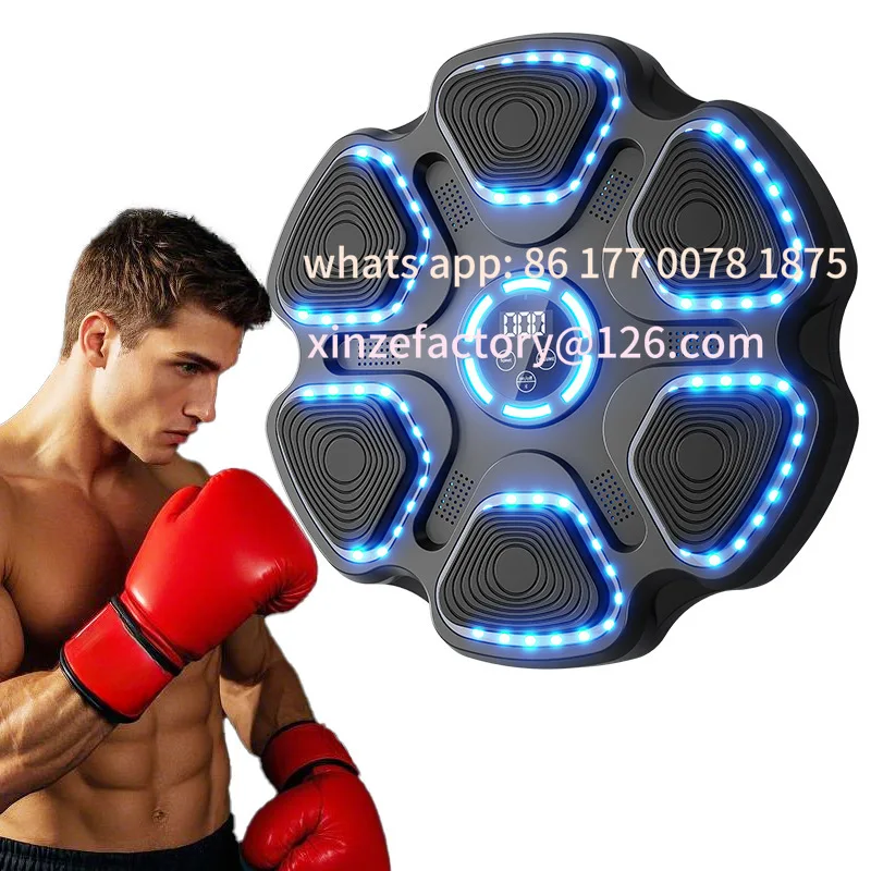 Customizable Upgrade Bluetooth Music Boxing Target Light Gear Adjustment Boxing Machine Home Fitness Equipment Wall Target