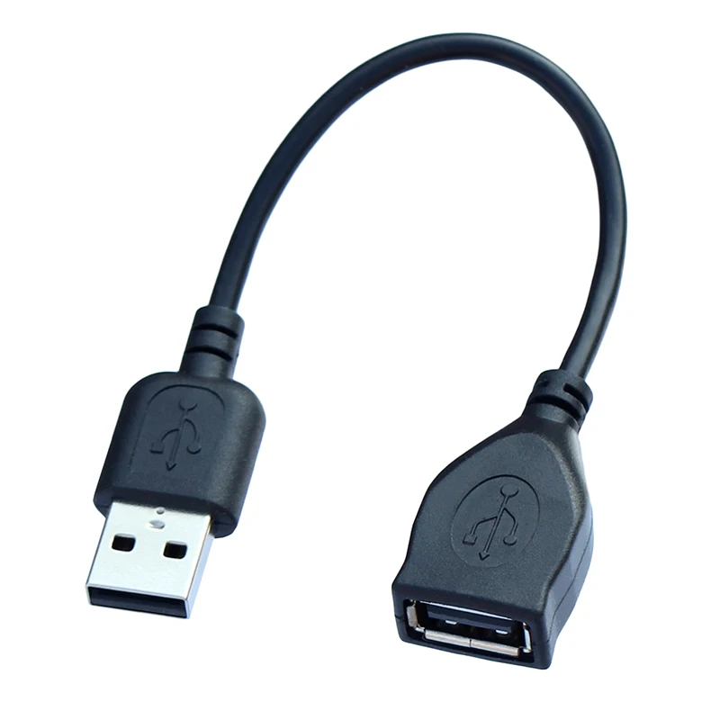 15cm USB 2.0 A Male to Female Extension Adaptor Cable