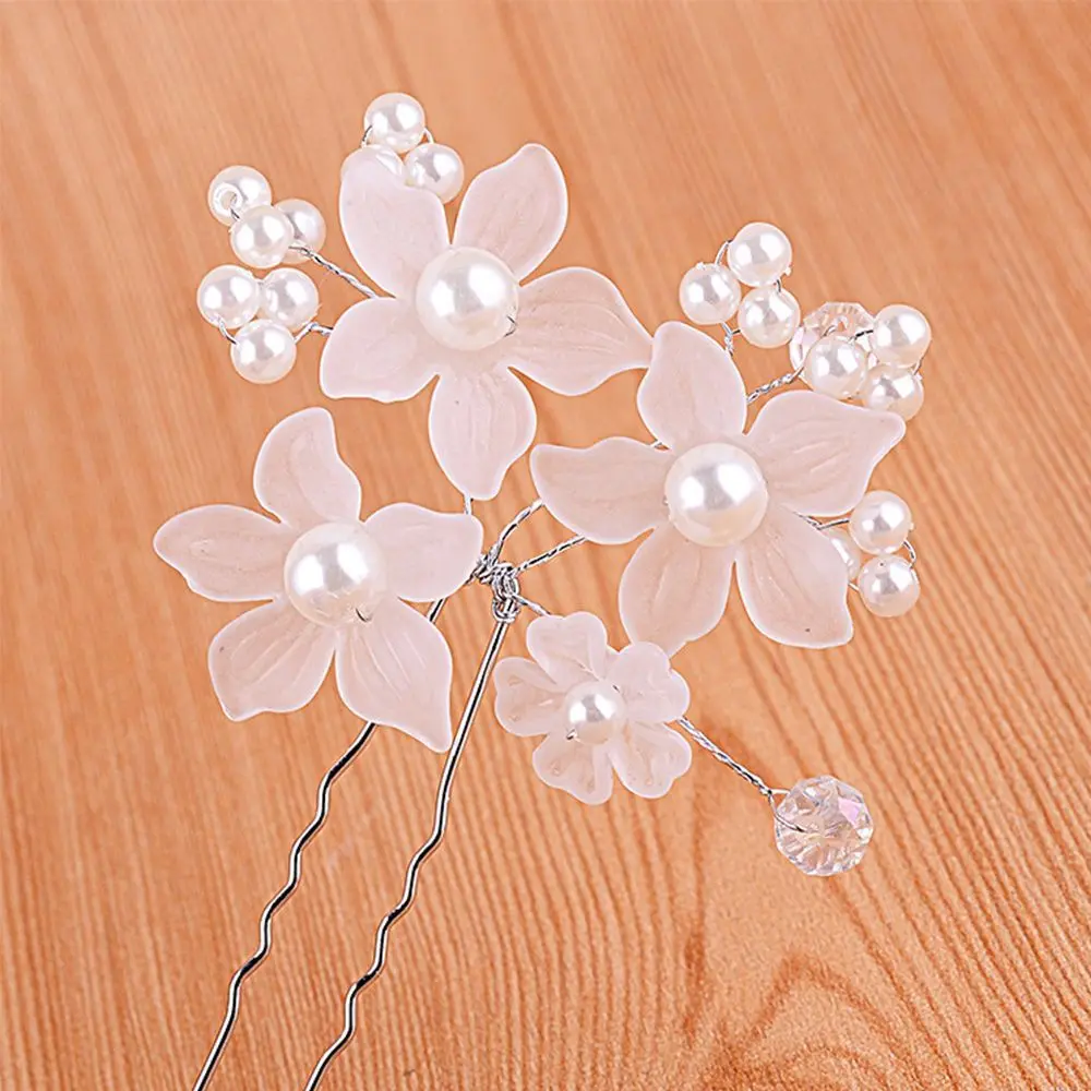 Flower Festival Beautiful Accessories Hairpin Hair Jewelry Headdress Bride Hairpin Flower Hairpin Hair Clip