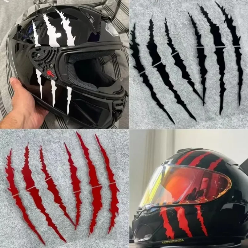 Demon Claw Motorcycle Stickers Covering Scratches DIY Helmet Stickers Waterproof Vinyl Car Vinyl Stickers Vehicle Decoration