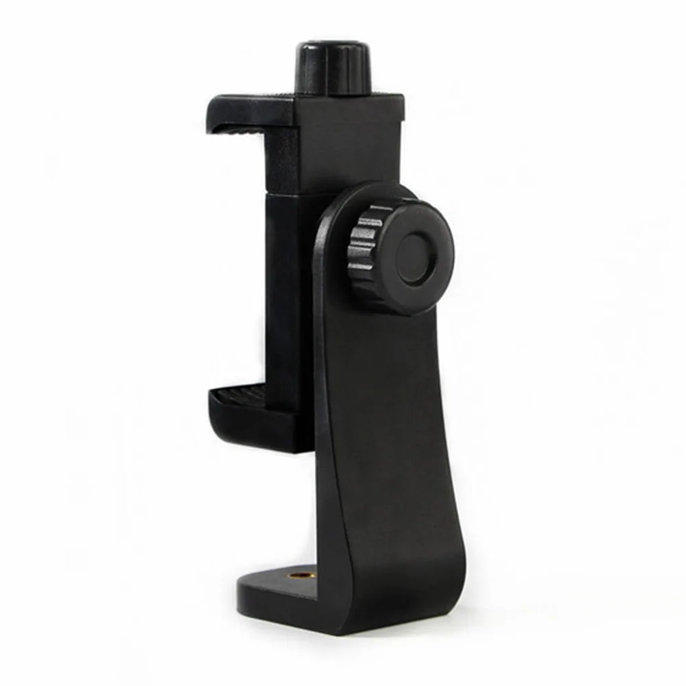 360 Degree Mobile Phone Clip Cellphone Holder With 1/4 Screw Tripod Mount Desk Tripod Adapter For Iphone Huawei Samsung