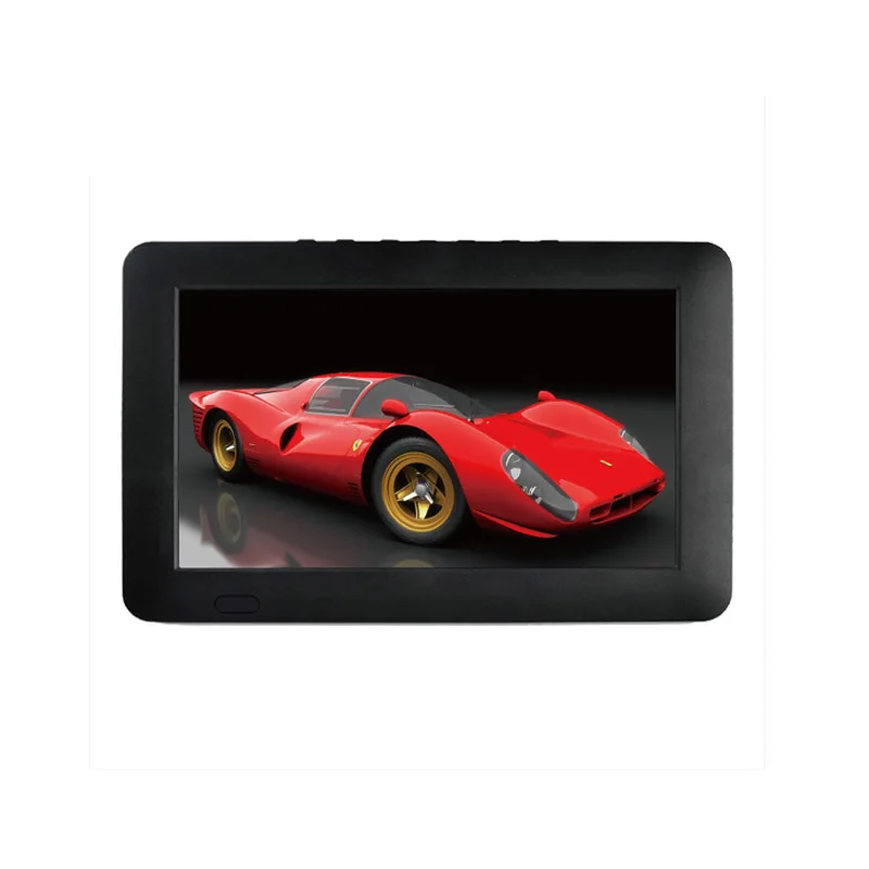 7 Inch Portable Digital TV DVB-T2 ATSC ISDB-T LCD Screen Car Monitor Mini Television HD Player for Van Travel Camping Auto