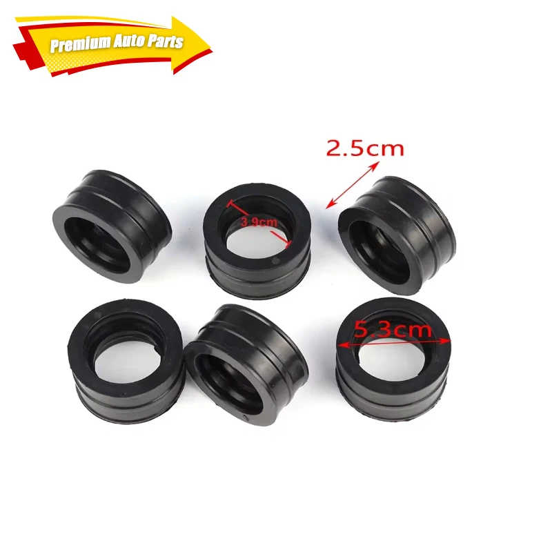 Motorcycle Parts Carburetor Joint Intake Manifold Interface Adapter for Honda CBX1000 CBX 1000 1979-1980 16211-422-000 6PCS/set