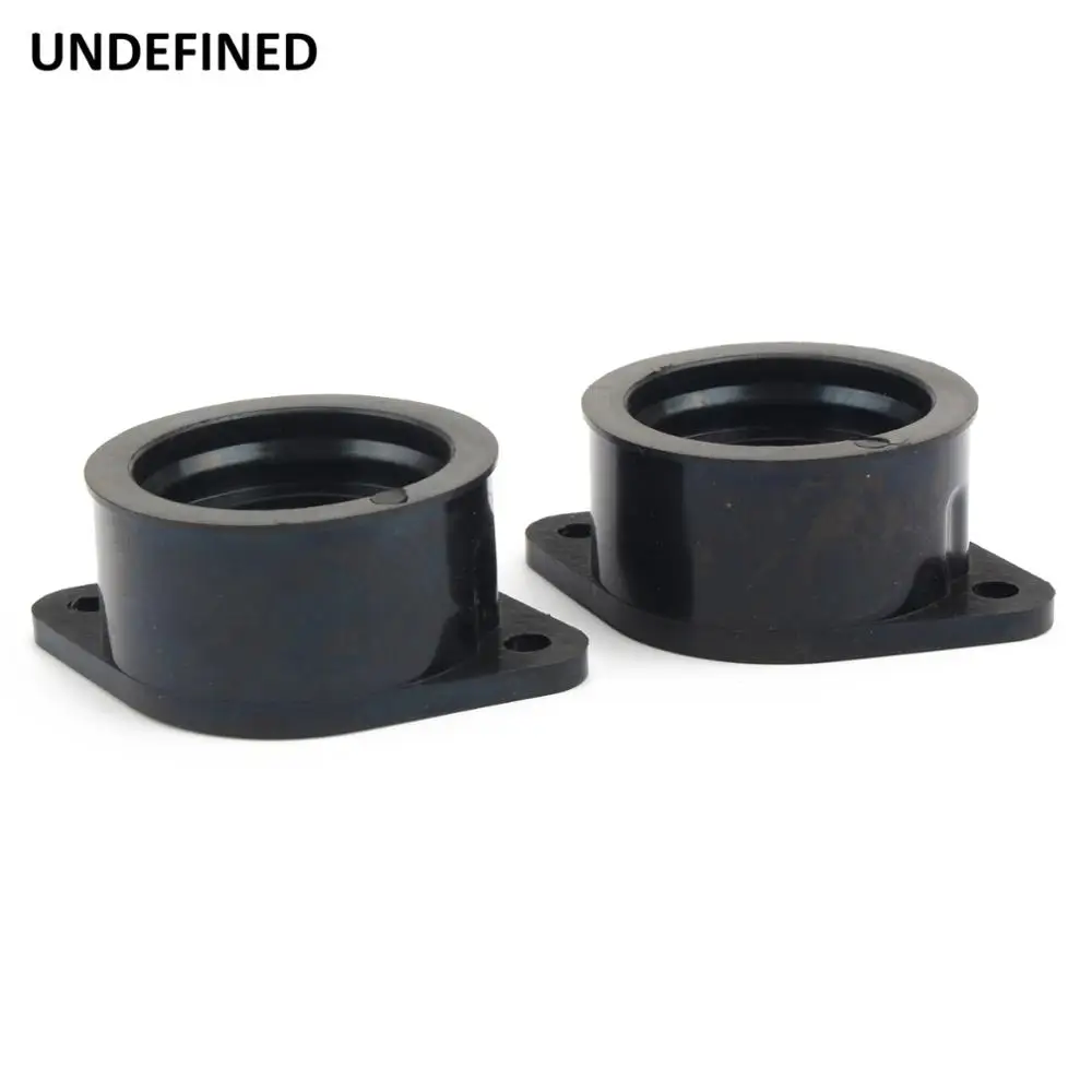 2 Pcs Motorcycle Carburetor Intake Manifold Adapter Joint Boots Set For Kawasaki KZ250 KZ440 KZ 250 440 1980 - 1983