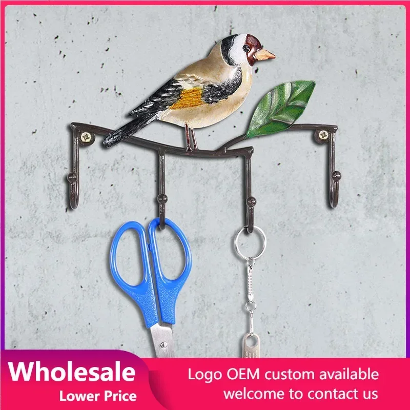 Resin Bird Hanger Wall Decorations Key Hanger,Kitchen Coat,Clothes,Towel Hooks,Hat,Handbag Holder, Home Accessories, Living Room