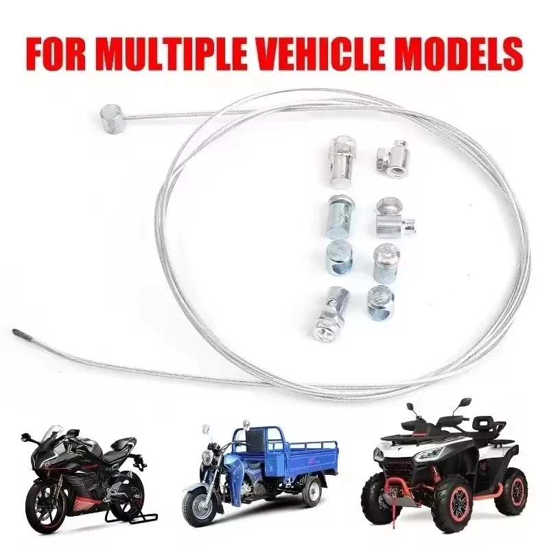 Universal Motorcycle Emergency Brake Clutch Throttle Cable Repair Kit Set Stainless Steel Repair Kit for Auto Car Parts