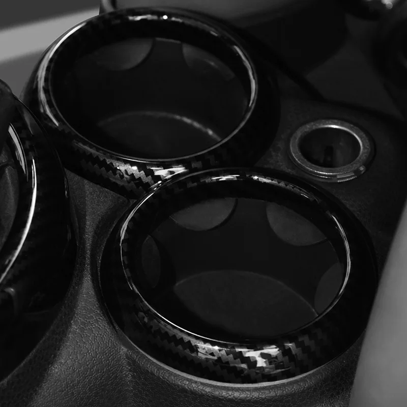 Car Cup Holder Ring Trim Interior Accessories Decoration For Mini Cooper R50 R52 R53 2001 2002 2003 2004 2005 2006 2007 2008