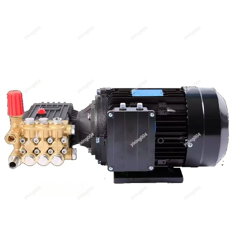 High Pressure Plunger Pump Motor Unit Water Spray Mist Booster Pump For Car Washing Commercial Use