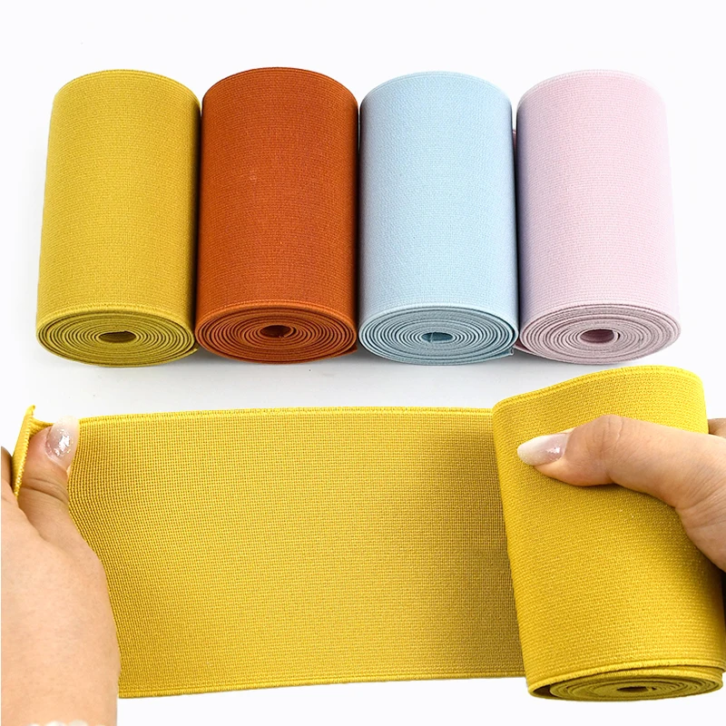 1/2Meter 10cm Extra Wide Elastic Band for Sewing Corset Rubber Bands Elasticity Yarn Webbing Waistband Bungee Tensioner Supplies