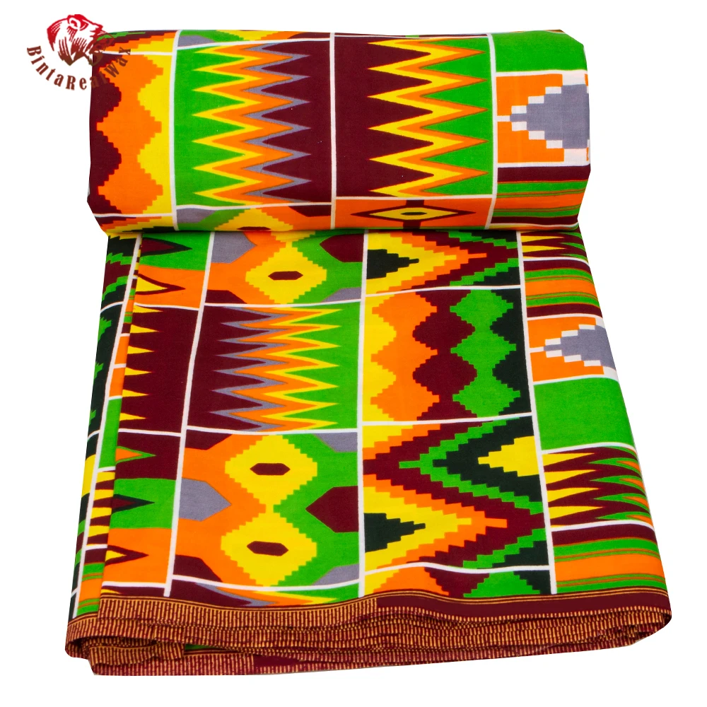 African Cotton Fabric Light Color Women Party Dress Sewing Material Realwax 3/6 Yards/Lot Cloth