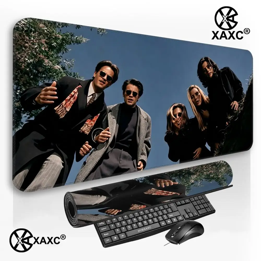 TV Series F-Friends Mouse Pad Large Gaming Mouse Pad Print Waterproof XXL Desk Mat For PC Laptop Non-Slip Desk Mat Carpet XAXC