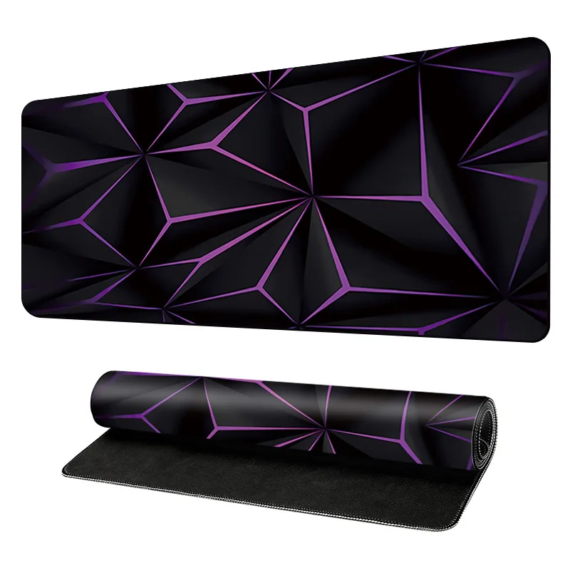 Purple Patterned Mouse Pad, Non-slip and Waterproof Mouse Pad, Office Gaming Desk Decoration Pad, Perfect Gift for Friends.