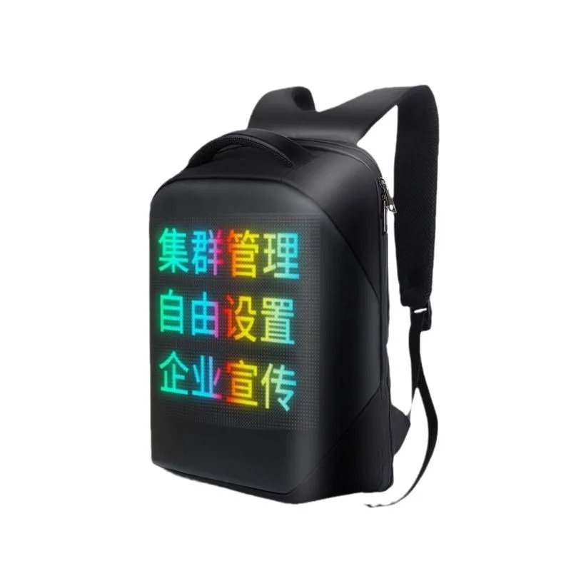 LED backpack, advertising screen outdoor travel waterproof backpack