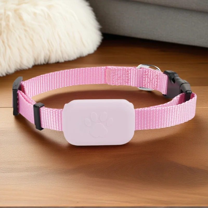 Pet GPS Tracker with Adjustable Collar Cat Locator Smart Pet Locator for Cats and Dogs Smart GPS Trackers Cat Trackers