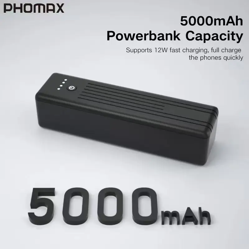 PHOMAX Hot Sales Small Size Power Bank Power Bank Station Led Digital Display Cell Phone Power Bank for Iphone, Huawei, Xiaomi