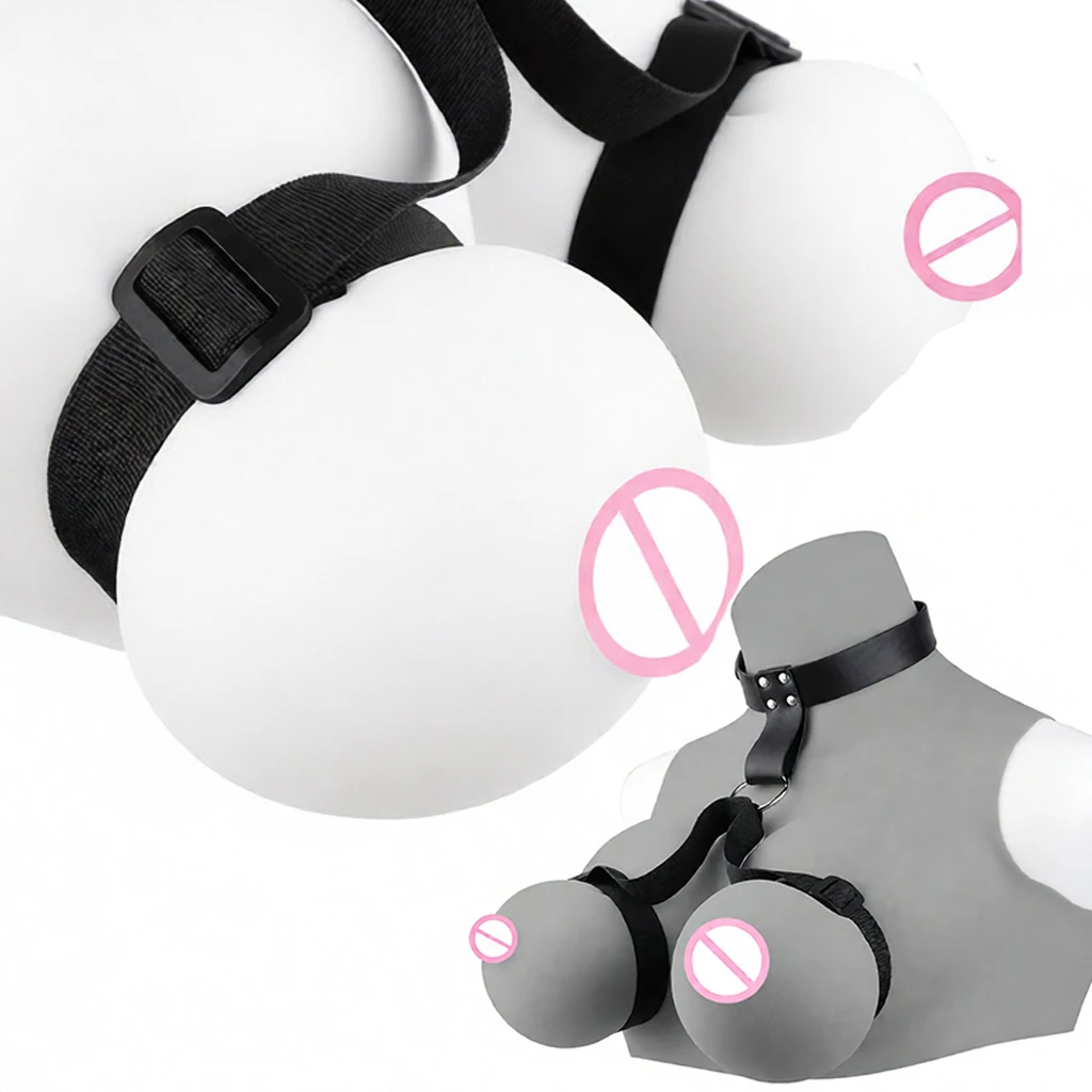 QKKQ PU Leather And Webbing Erotic Bra Chest Harness Belt Breast Teating Chest Binder BDSM Sex Toys For Women Erotic Accessories