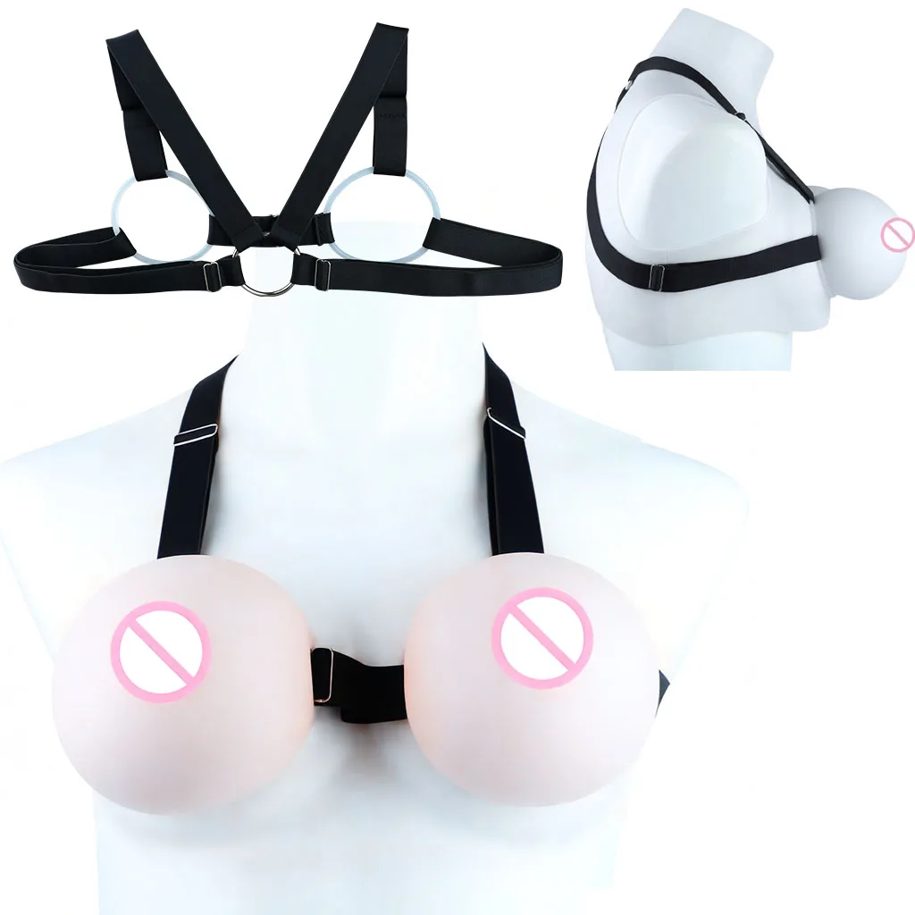 QKKQ Erotic BDSM Bra Harness Bondage Belt Adjustable Chest Bodice Breast Binder Body Restraint For Women Men Adult Sexy Shop