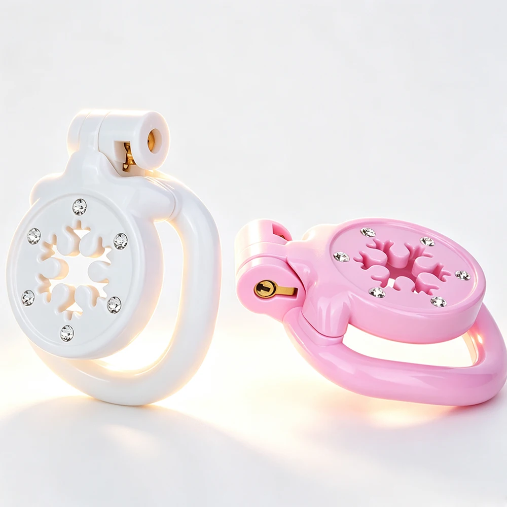 FRKO SM Flat Sissy Chastity Cage Device 4 Size Penis Lock Rings Bondage Belt Invisible Wearable Adult Games Erotic Sex Toys Men