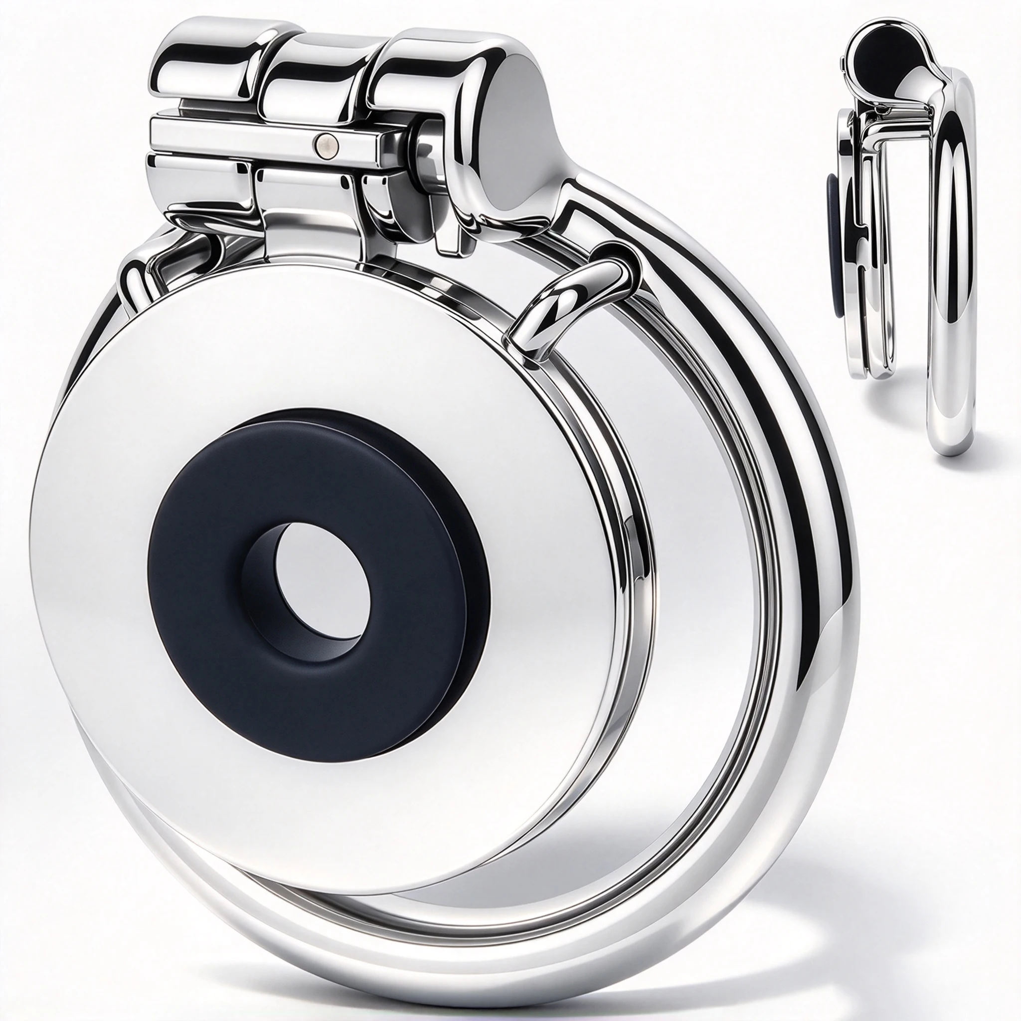 QKKQ Metal Chastity Cages With Silicone Gasket Dick Urethral Lock Penis Bondage Loyalty Belt Adult Sex Toys For Men Asceticism