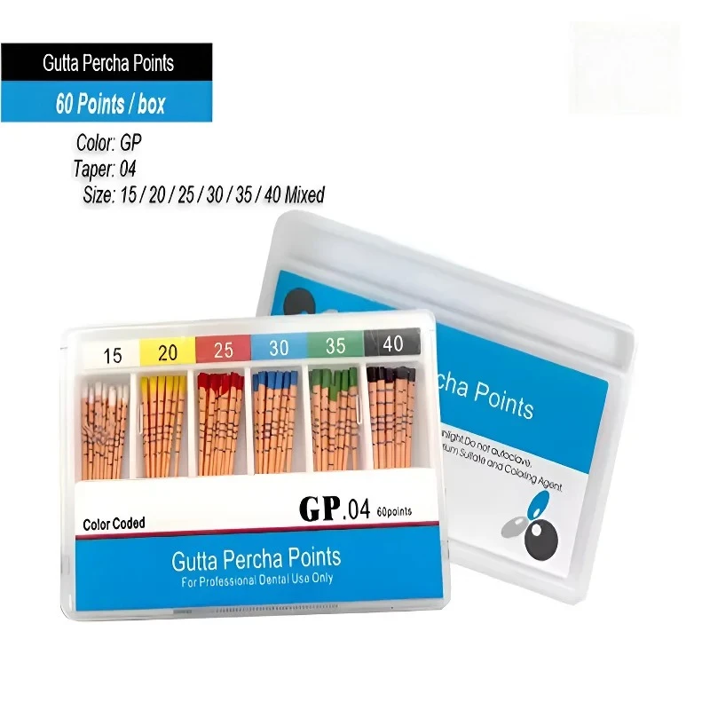 10Boxes Dental 0.02 Taper Gutta Percha Points & Absorbent Paper Points Pure Cotton Fiber Strong Absorption Endodontic Materials