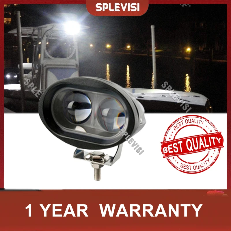 1x High Quality 20W Marine Spreader Light LED Deck Mast Light Flood Light  For Boat 12v-30v DC