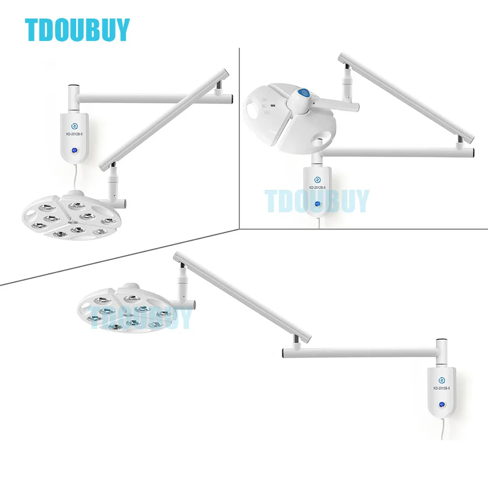 TDOUBUY 90W LED Wall-mounted Surgical Lamp, Hanging High Brightness Operating Light for Dental, Veterinary & Medical Examination