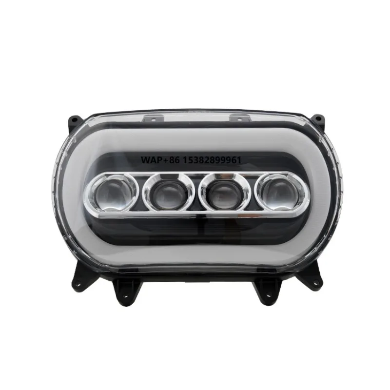 High Bright 120w Motos Accesorios Motoe Bikes Led Projector Headlight Assembly with DRL for Road Glide 2015+