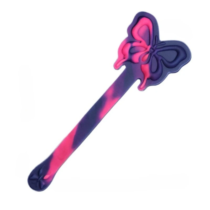 Temperature Sensitive Color Changing Three-dimensional Imprint Butterfly Short Shot, SM Prop Couple Flirting and Playful Whip