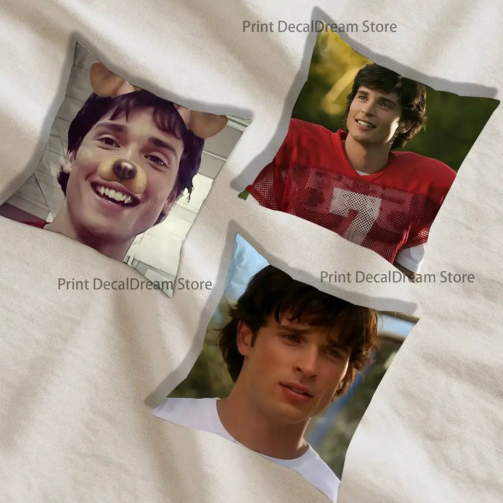 T-Tom Welling Cushion For Bedroom Car Coffee Shop Room and Living Room Sofa Decorative Pillow Cover Case