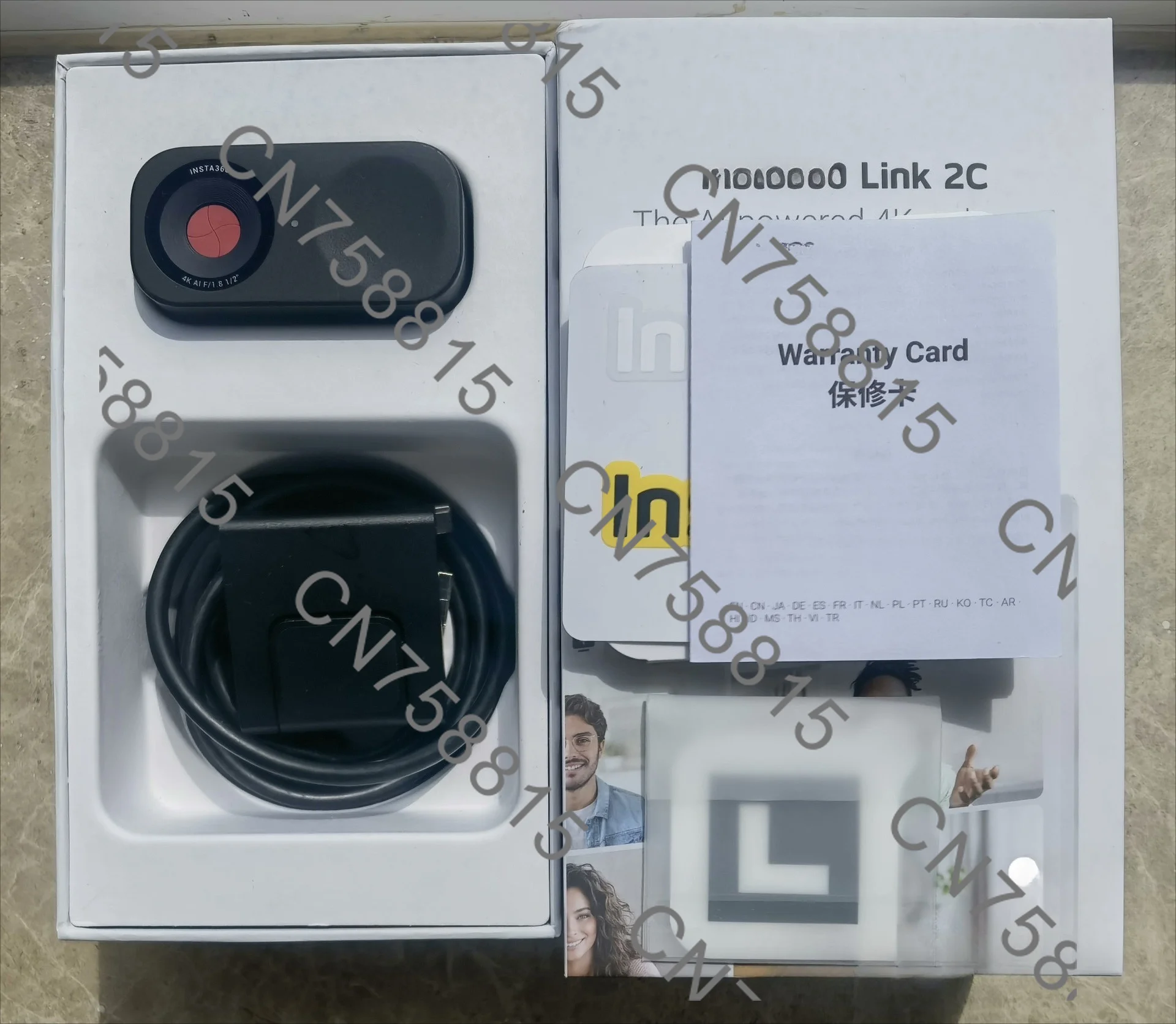 For Insta360 Link 2 & Link 2C AI Smart 4K Live Camera Webcam for PC/Mac Streaming Video Calls Gaming, Works with Zoom Teams