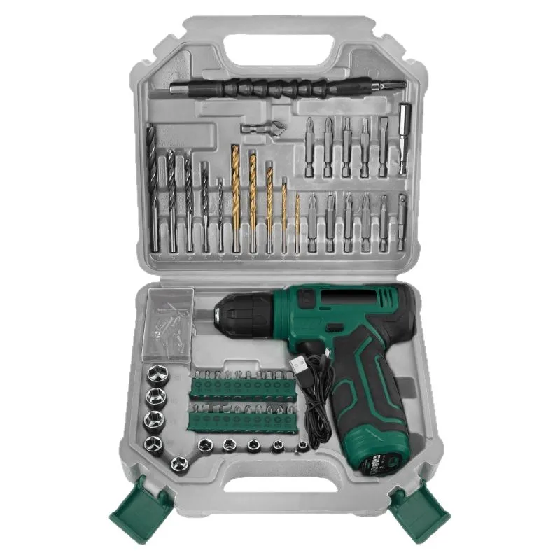 8V Electric Hand Driller Pistol Drill Rechargeable Lithium Electric Drill Multifunctional Household Electric Screwdriver