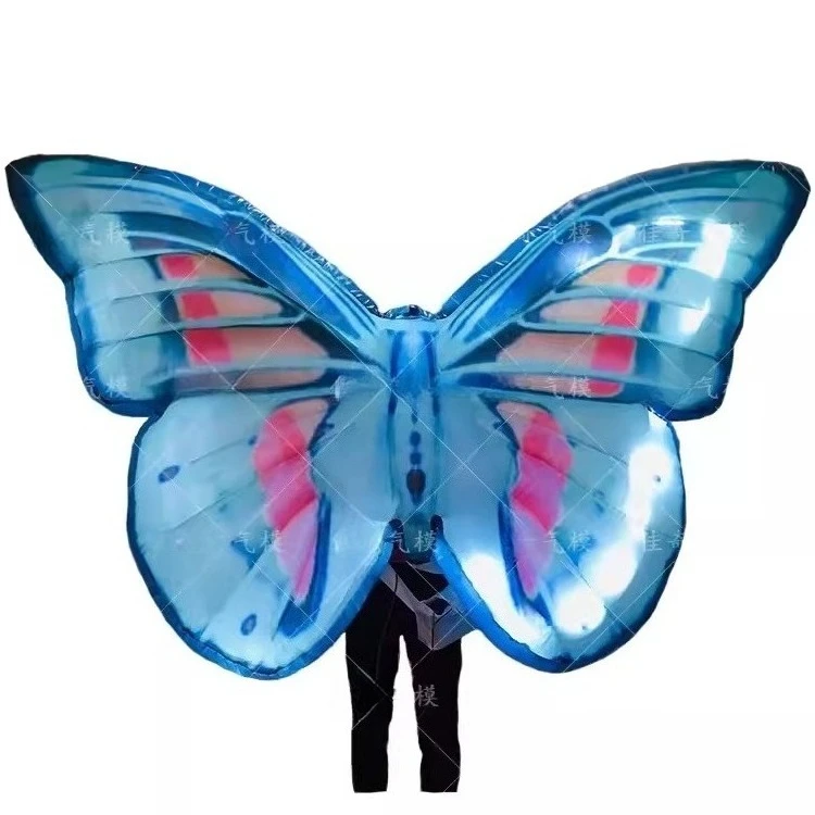 Butterfly wings walking stage air model props bar nightclub performance props human back luminous wings