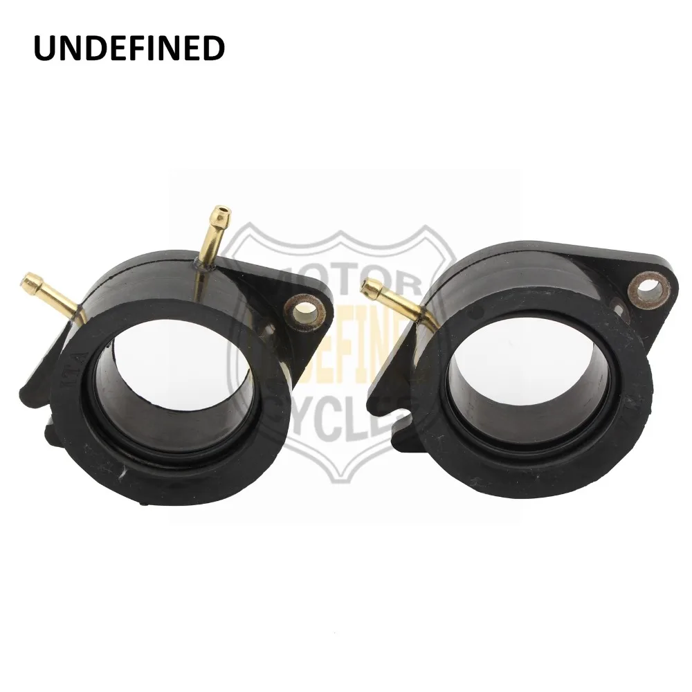 2 Pcs Motorcycle Carburetor Intake Manifold Rubber Joint Boot Set for Yamaha Virago 1100 XV V1100S Special 1988-1999 Carburador