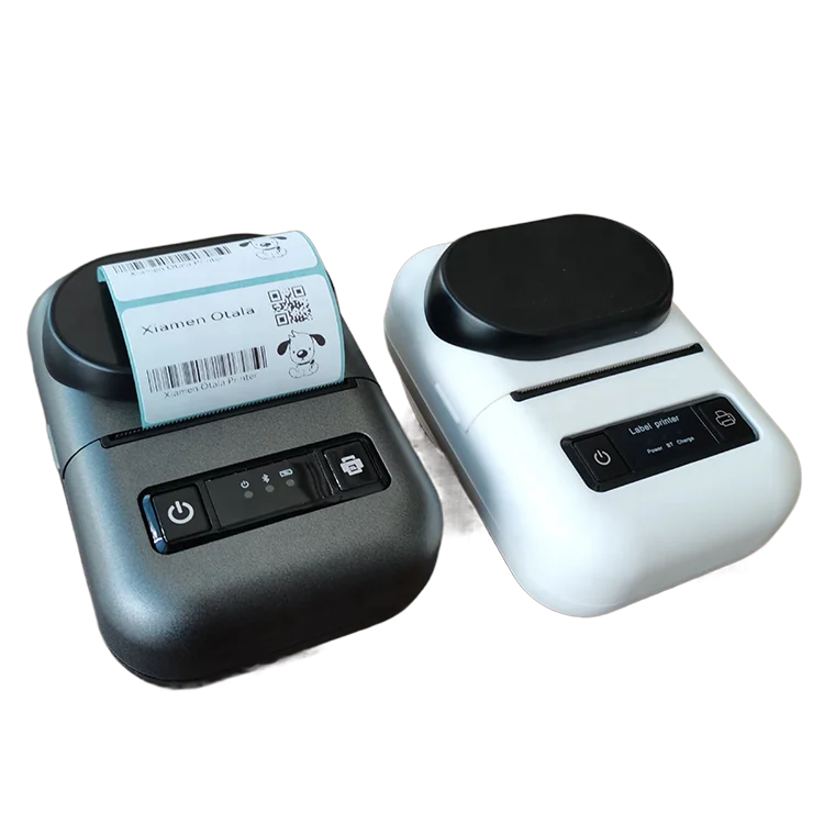 Thermal Printer 58mmhandheld Inkjet Printer Hand Pocket Portable M110 Tshirt Receipt Barcode Ios Blue Bt Tooth Wireless Printer