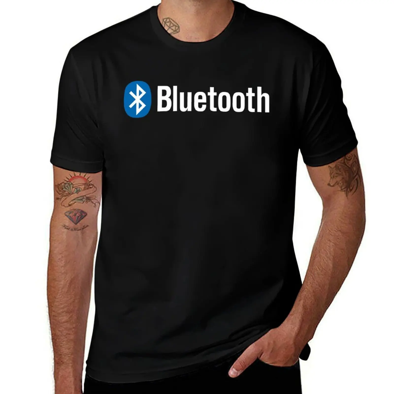 Bluetooth logo merchandise T-Shirt Festival Party Tee Top