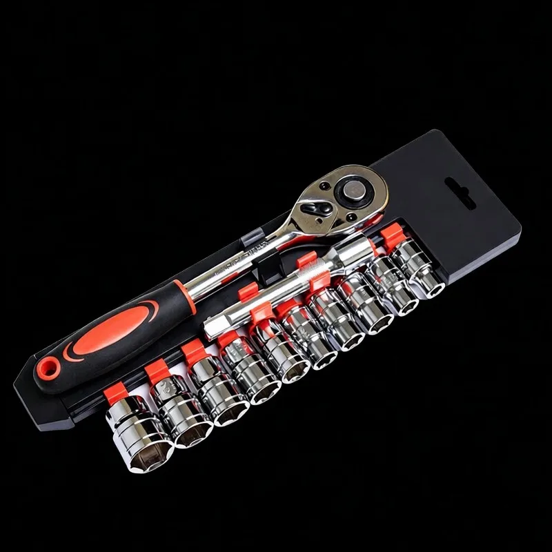 12Pcs Socket Ratchet Wrench Set 1/4