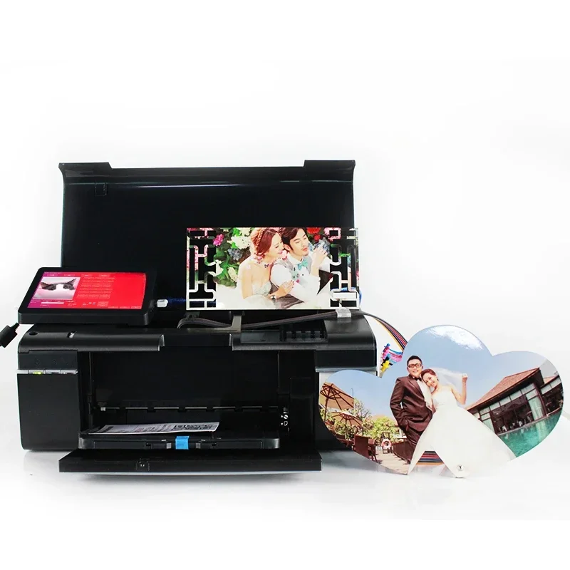 Mobile phone Bluetooth photo printer, street stall clothes printing machine T-shirt heat transfer stall startup machine